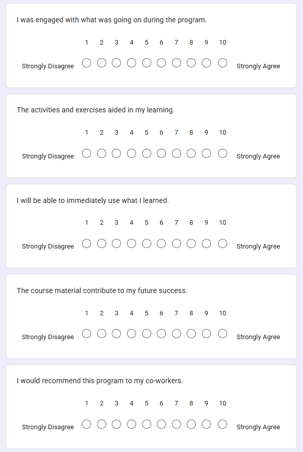 Evaluation